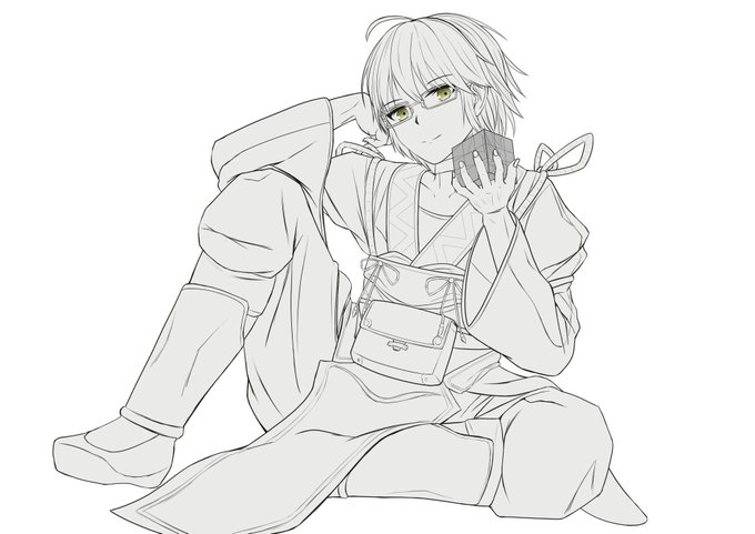#東方Project 
キャラクター全員描く(途中経過)
森近霖之助、名無しの本読み妖怪、サニーミルク、ルナチャイルド、スターサファイア 