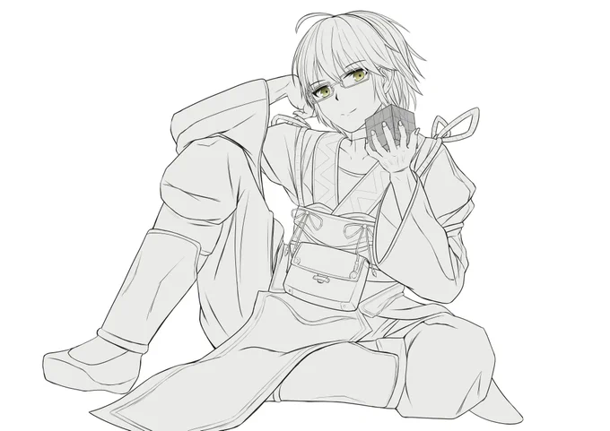 #東方Project 
キャラクター全員描く(途中経過)
森近霖之助、名無しの本読み妖怪、サニーミルク、ルナチャイルド、スターサファイア 
