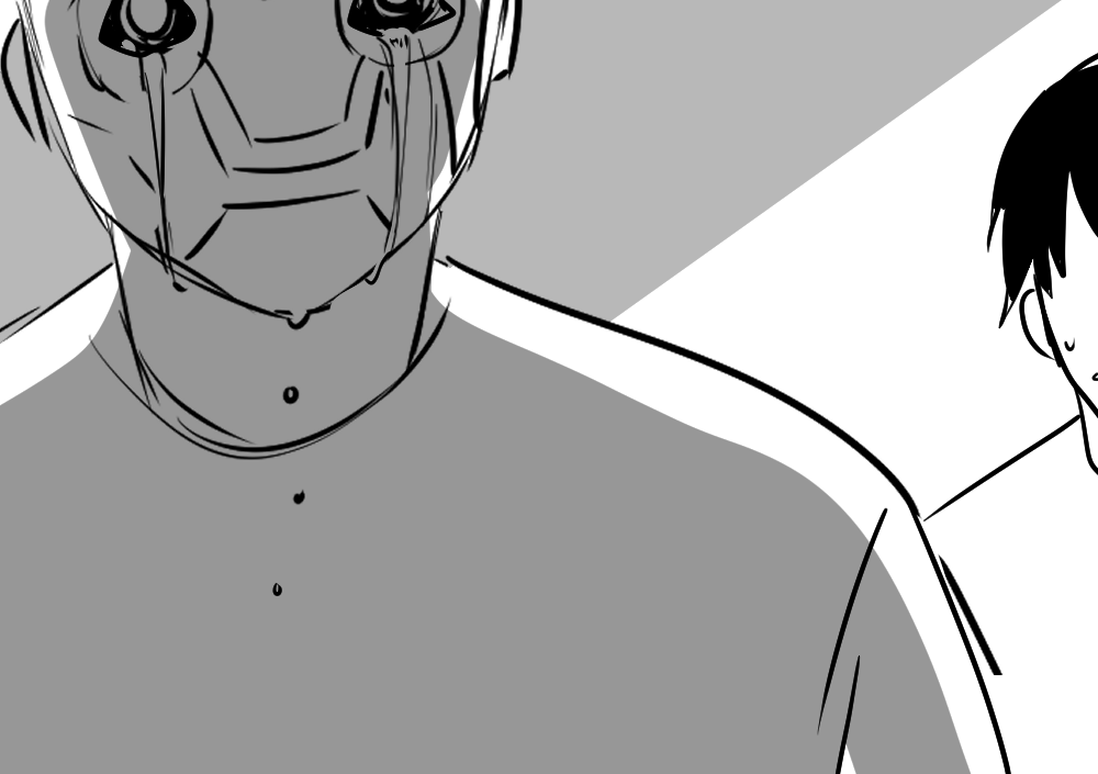 shooting star in the snow