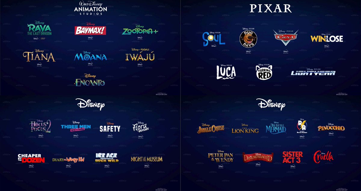 Okarin76's tweet photo. #DisneyInvestorDay #DisneyPlus
Alors, ok Disney merci pour tout mais juste...COMMENT JE VAIS AVOIR LE TEMPS DE REGARDER TOUT ÇA ?! 😭 https://t.co/UALJL0NLs6