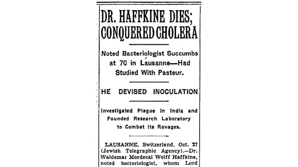 Haffkine died in Lausanne in 1930, aged 70. He never married and lived his final years alone. He was a "scholarly, lonesome, handsome man of few words, who remained a bachelor," 10/11  #vaccine  #india