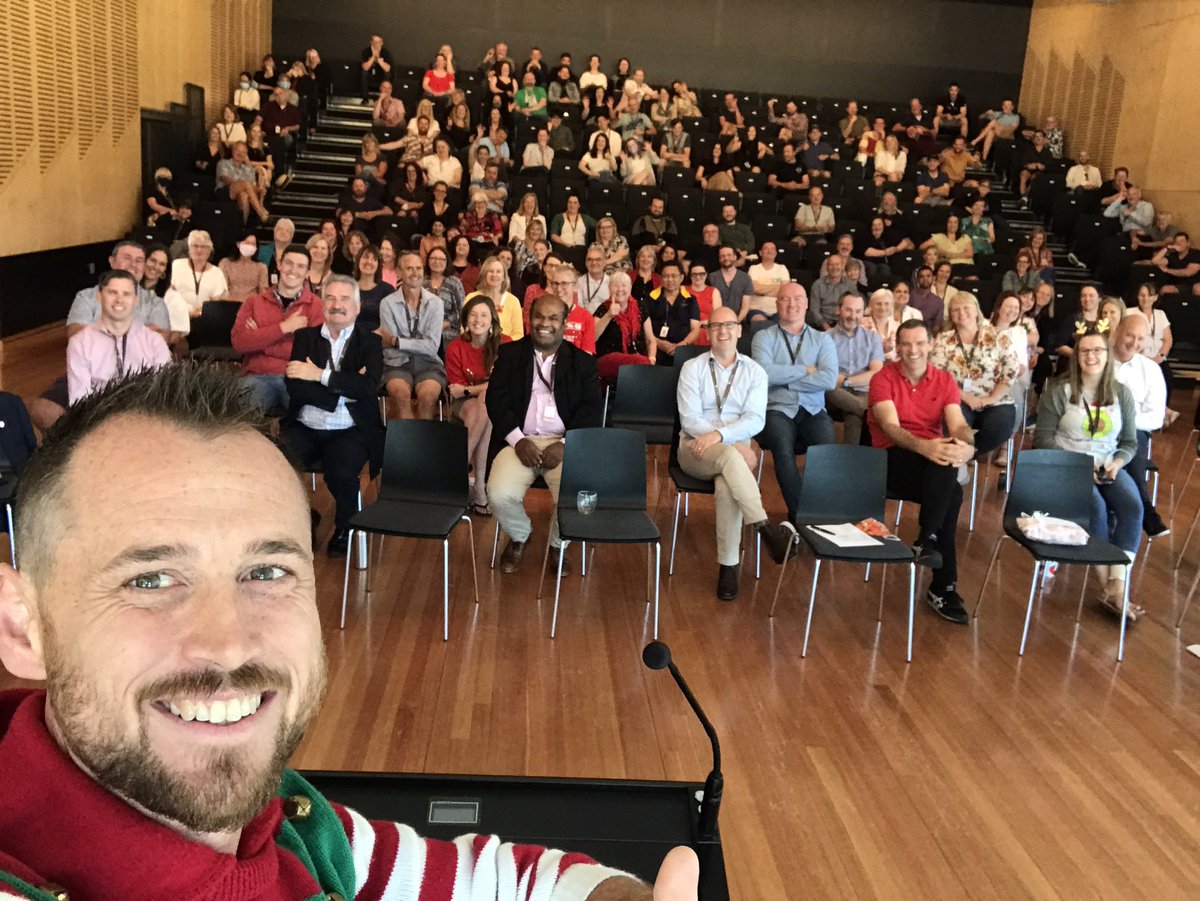 MrTCollo's tweet photo. After 14 amazing years, I took my final selfie with the fantastic staff at @WhitefriarsColl And while I bid farewell to students, staff and families for now, I know our paths will cross again. It’s now time for a new adventure at CLC Eltham. 
Whitefriars - an unbelievable school! https://t.co/bzq5F8jybV