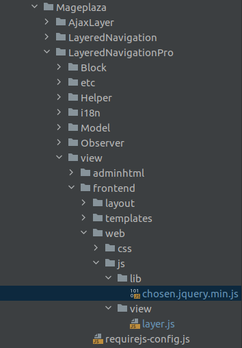 I tried to translate the placeholder "select some options" in mageplaza layered navigaton pro. i put my translations text inside i18n folder of the module. But its not responding. can anyone please let me know how it can be translated. <a href="/mageplaza/">Mageplaza</a>