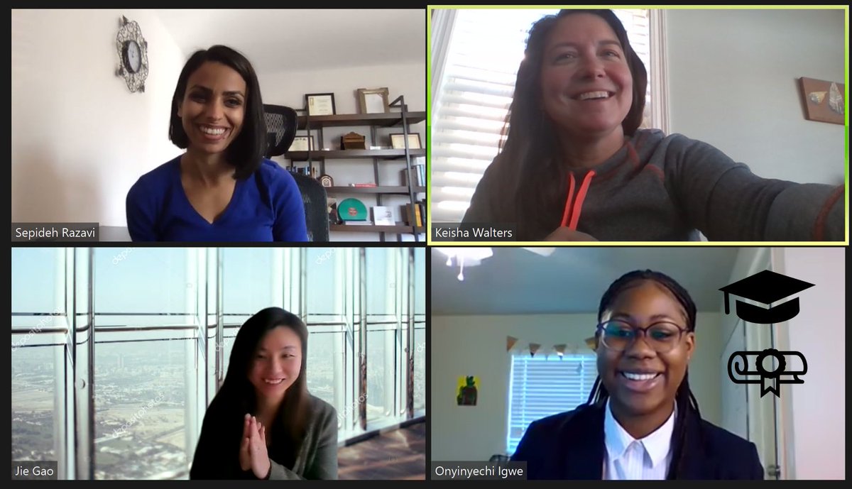 Congratulations to @PolySEL student, Onyi Igwe! Today she successful defended her M.S. thesis, "Microstructural Study of Mucin: Influence of pH, Temperature, Concentration and Nanoparticles". #femalecommittee #womeninstem #closethegendergap