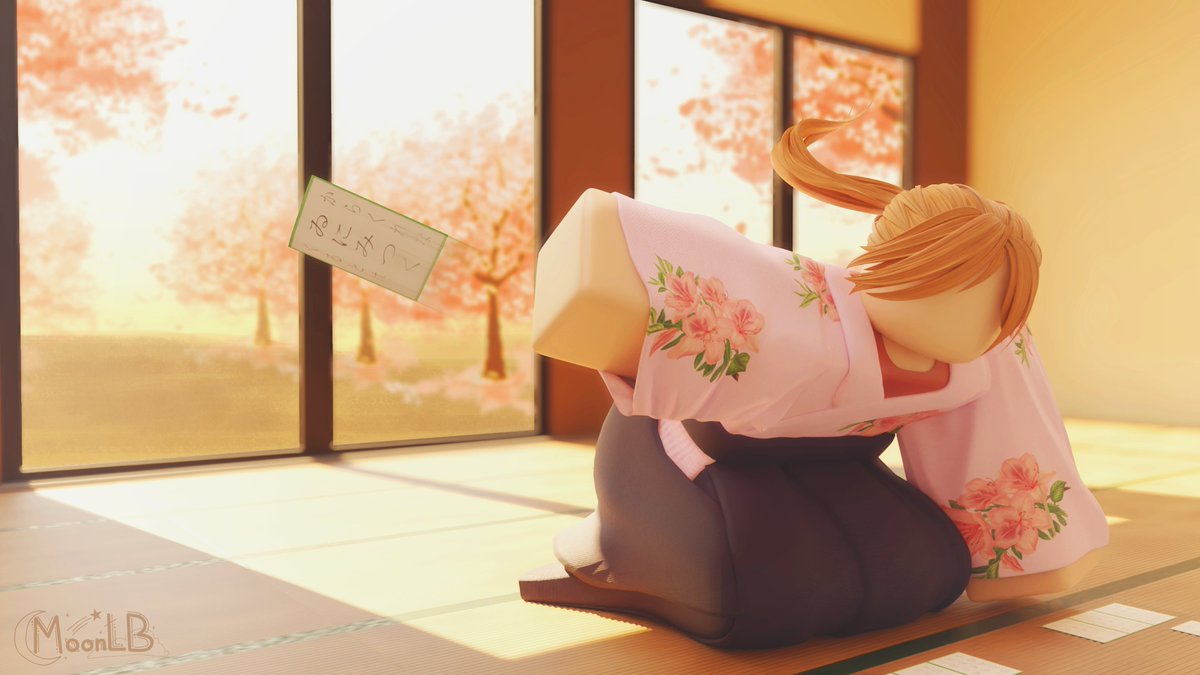 MoonLB_'s tweet photo. YAY I actually finished something!
This is a gfx of Chihaya from Chihayafuru, this was a lot of fun to create!

#RobloxGFX #robloxart #Blender3d https://t.co/oVdfsmQDJY