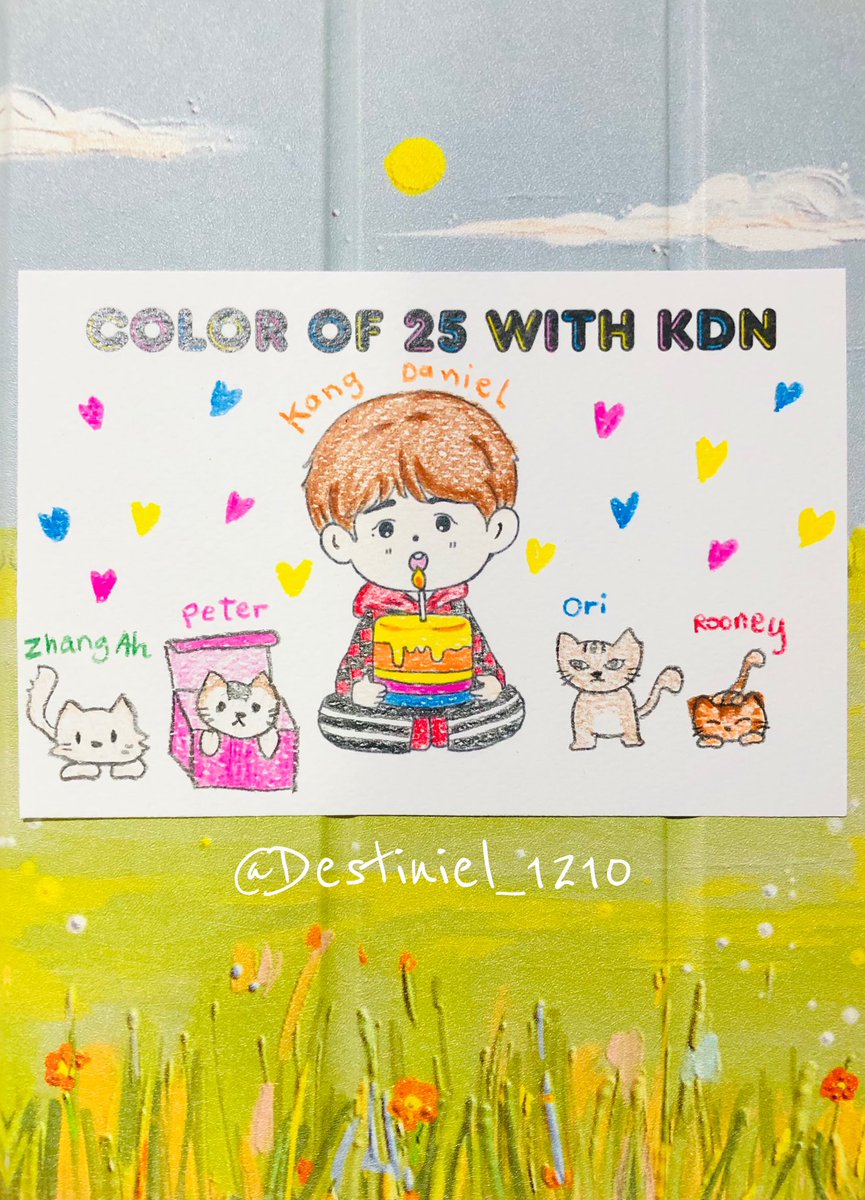 Destiniel_1210's tweet photo. ขอบคุณกิจกรรมดีๆ ที่ทำให้เราต้องขุดเอาฝีมือ(?) ในการวาดรูประบายสีเกรด 1 ของเราออกมา กัววาดรูปและไม่มีใครดูออก เลยเขียนชื่อกำกับเลย วาดไปวาดมาคือนุ้งเป็ดตัวใหญ่สุด สมฐานะลูกรักบอสคังมาก อวยยศนิส 😂❤️ #Colorof25thwithKDN #HappyDanielDay https://t.co/cocUwogGx8