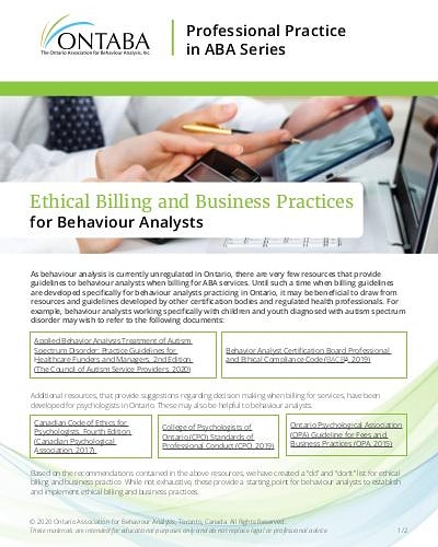 ONTABA1's tweet photo. The #12DaysOfEthics continue!
On the 9th day of ethics, #ONTABA brought to me, resources to ensure I bill ethically!
Hang out with us for the next 3 days as we continue to deliver #awesome content on #ethics for #behavioranalyst in #Ontario
Link in bio! https://t.co/2HAtfWksTU