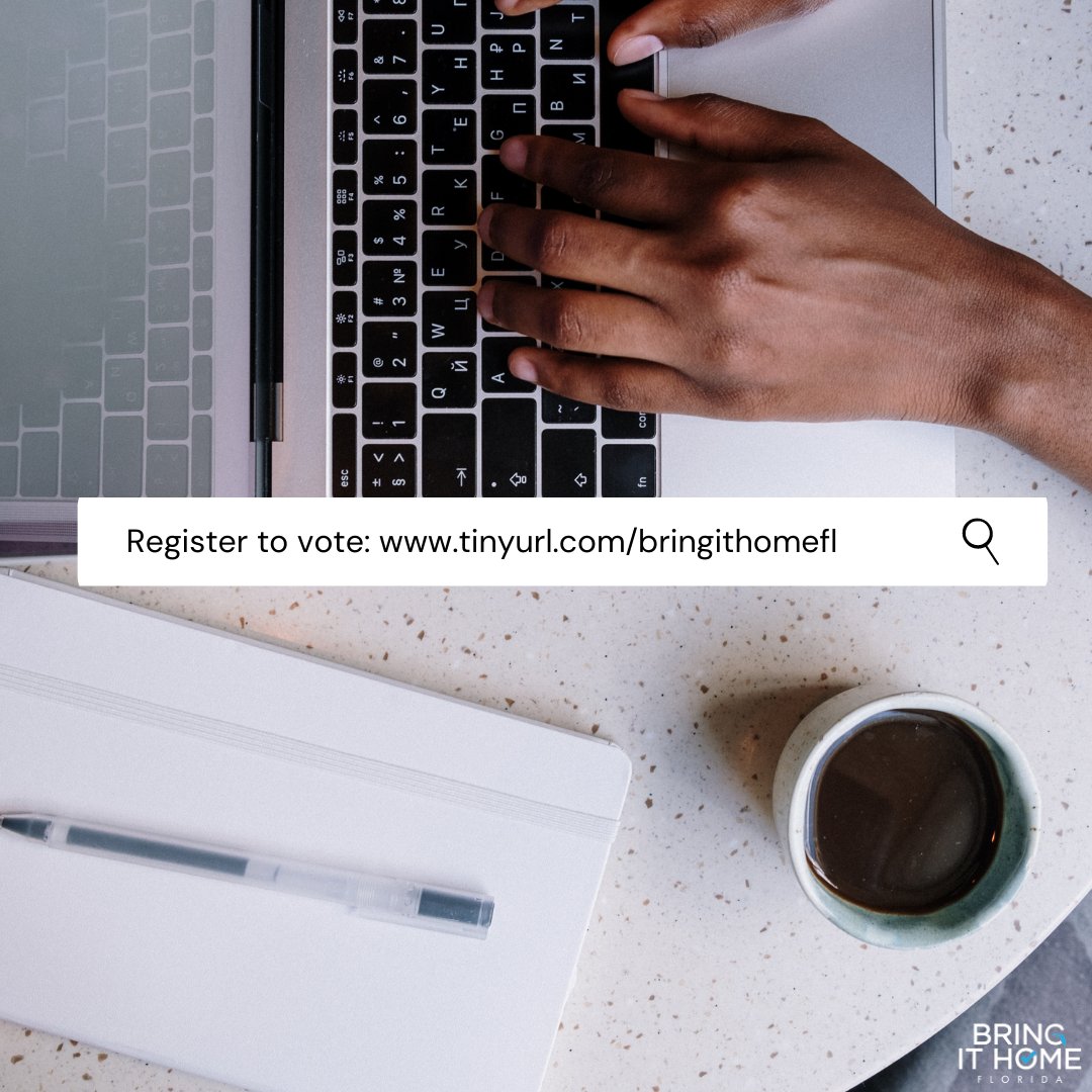 BringItHomeFL's tweet photo. Register to vote: https://t.co/ARni4gjfn8

#Peoplewhobringithome https://t.co/E7Th6PwzAy