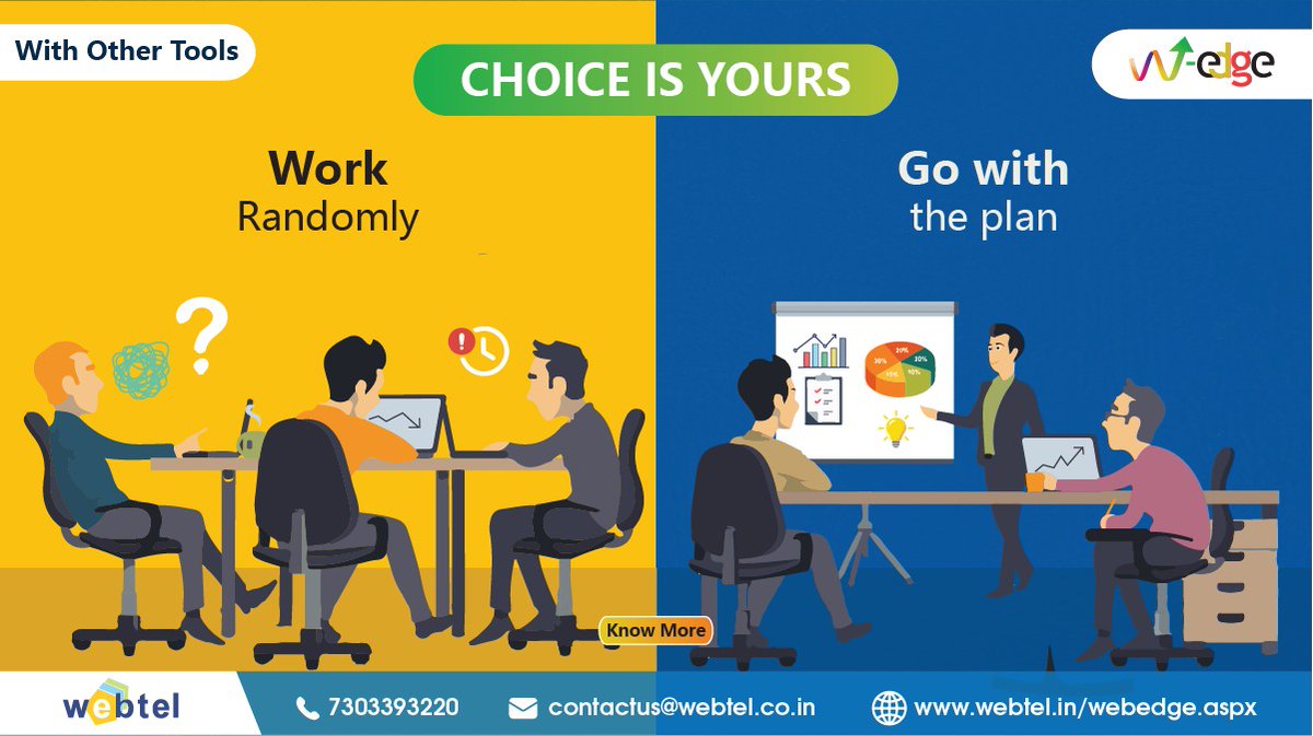 webteldotin's tweet photo. What would you prefer – unplanned day OR planned day?
Tell us in the comments! 👇😁
If a properly planned day is your choice, then add automation to your practice now.
Book a demo call from experts, at >> https://t.co/mUsmDRHCU9
.
.
#officemanagementsoftware #remotework #webtel https://t.co/W1D4CjYHov