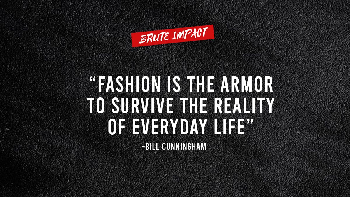 communitycomcom's tweet image. "Fashion is the armor to survive the reality of everyday life" - Bill Cunningham
#BruteImpact #BruteImpactFashion #Fashion #InjectingFashion