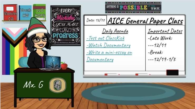TeachingItWrite's tweet photo. I made a #bitmoji classroom! #teaching #teacher #teachertech https://t.co/YlLxWHeMhI