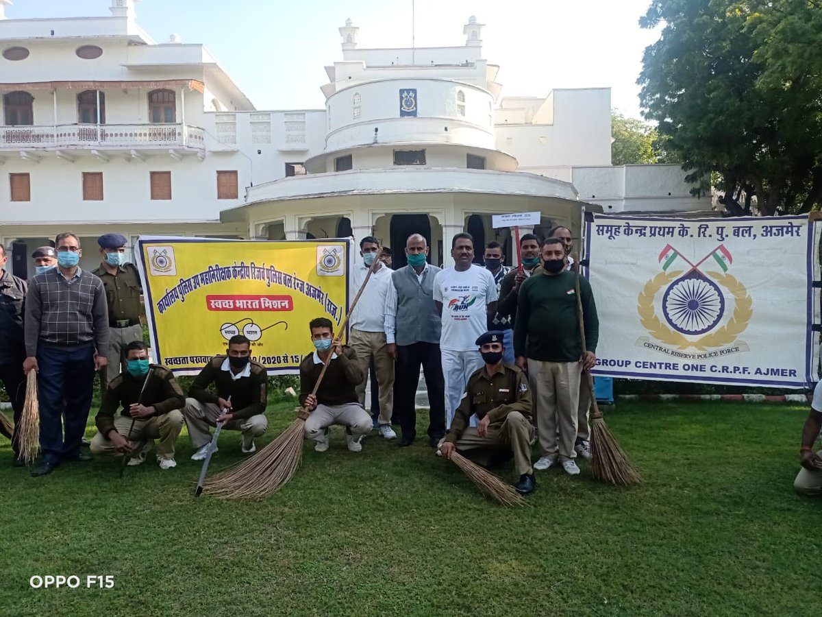 ArunenderPratap's tweet photo. Swachhata Abhiyan in  Ajmer. https://t.co/B98w2koIce