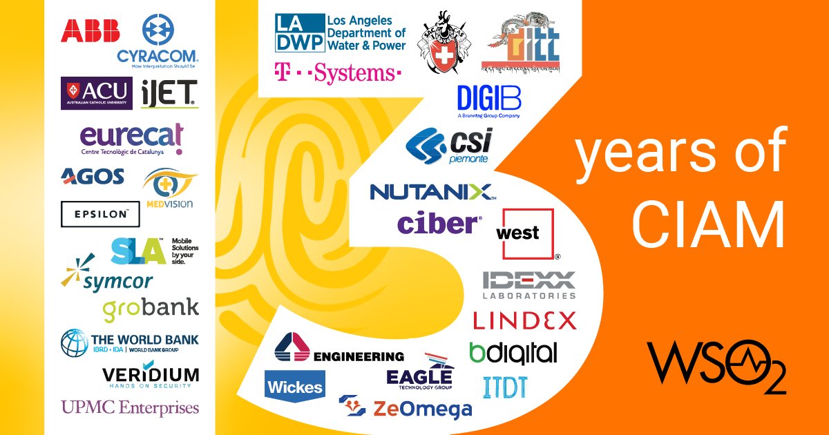 wso2's tweet photo. Today we’re celebrating our 13th anniversary of securing customer &amp; employee identities for 100s of organizations! 
Read @fishfaceishi's blog for highlights of 2020 ➡️  https://t.co/dWqadJrs2J
#WSO2IS @wso2iscommunity https://t.co/MOOwdyXEEV