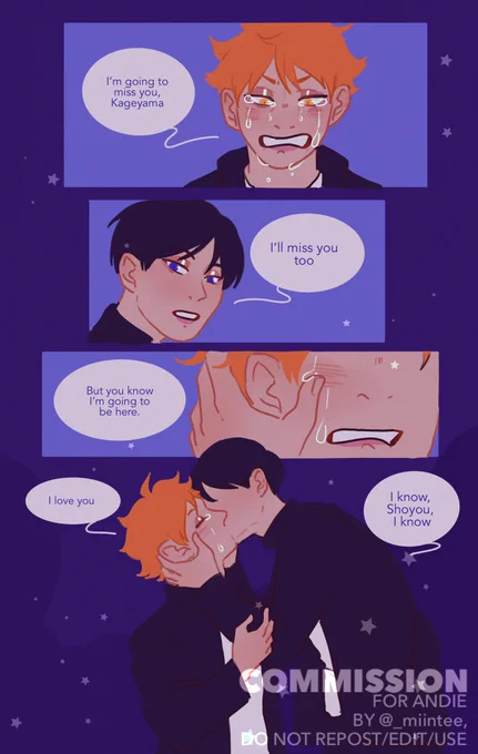 commission for @fireheart_aw of their fic "Playlist of You" 
(https://t.co/sPrxBZQrcM) 
DO NOT REPOST/EDIT/USE 