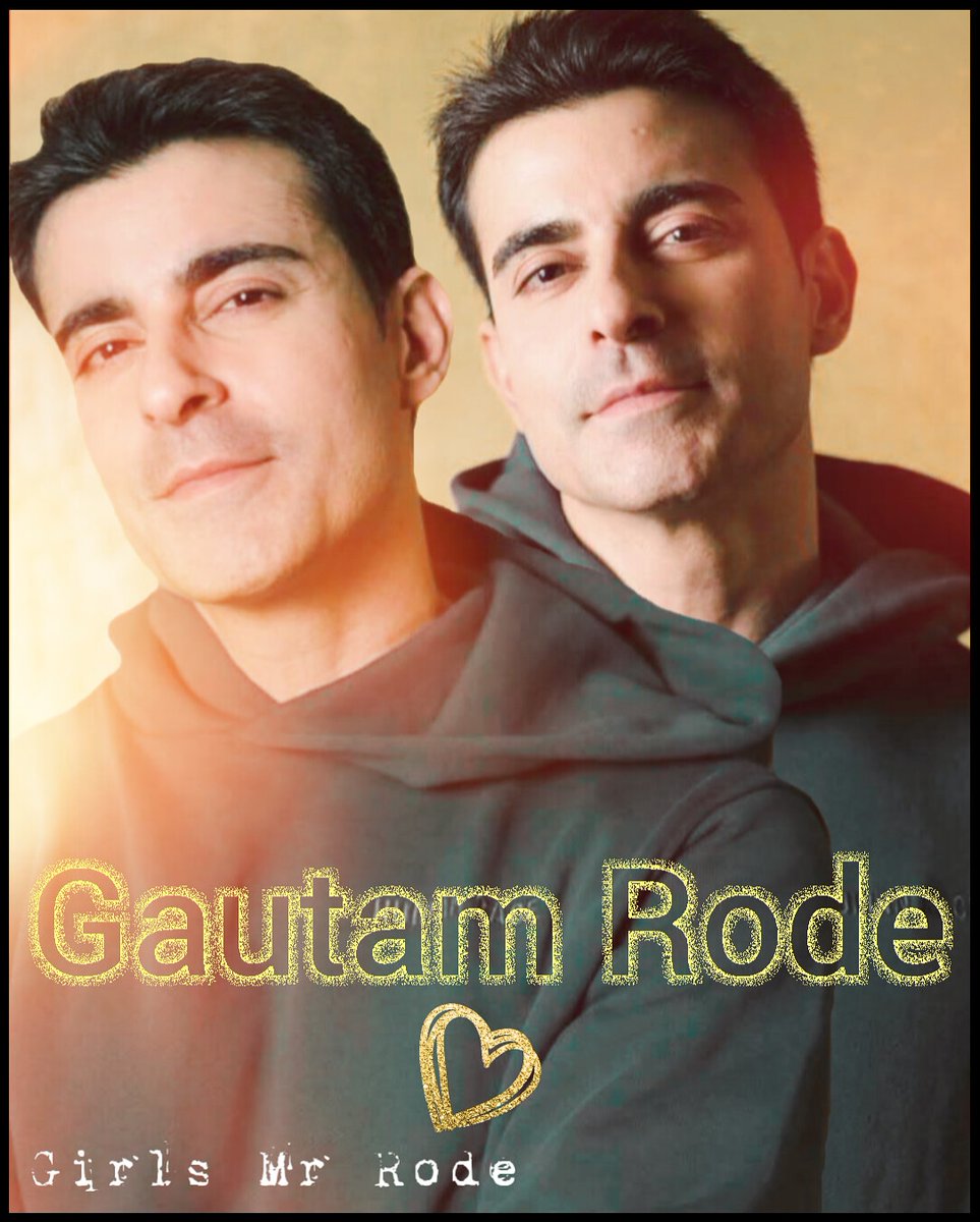 GirlsMrRode1's tweet photo. You light up each of our days! @gautam_rode 😍💖Good Friday😘😘 #GautamRode #Love #WeLoveYouGautam https://t.co/PosRlWaOJI