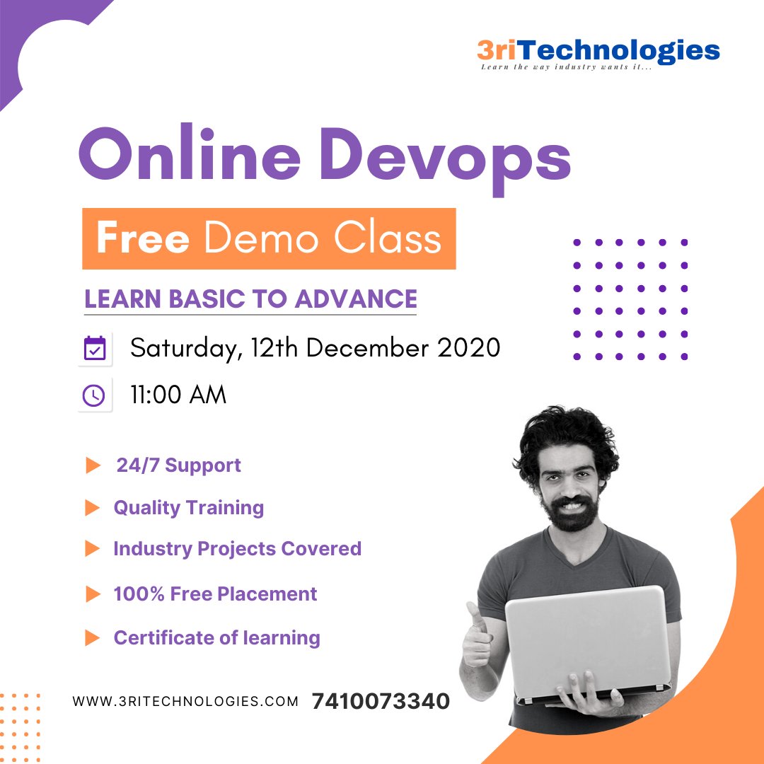 3RITechnologies's tweet image. FREE LIVE WEBINAR
DevOps Training in Pune can boost your IT skills by validating your knowledge of Cloud Computing
Learn DevOps at an affordable fee along with chance to work on an industry-based project
visit zcu.io/6c7B
Call 7410073340
#devopstraining #onlinedevops