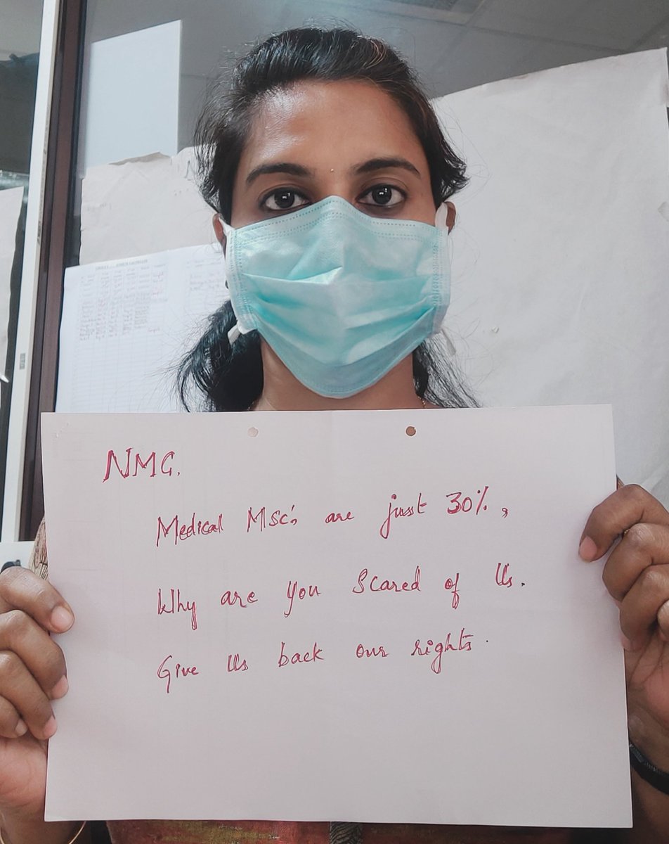 Thousands of Medical  http://M.sc&nbsp; graduates are at the verge of loosing their jobs due to the less thoughtful decision taken by  @NMC_IND