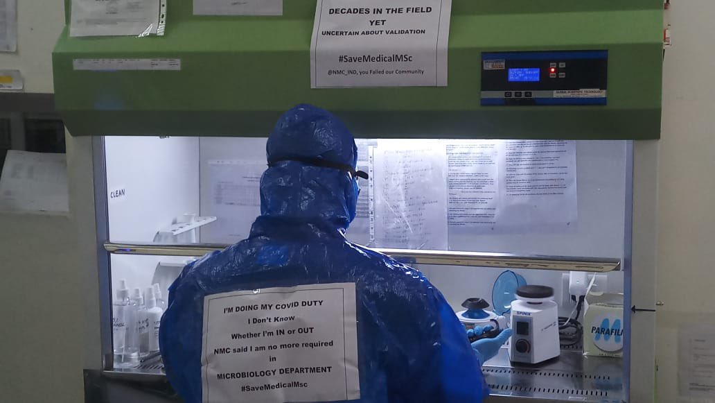 When MBBS, MD graduates are unaware of what PCR is, it is  http://M.Sc&nbsp; ppl who threw themselves in the frontline risking their lives for diagnoing  #COVID19