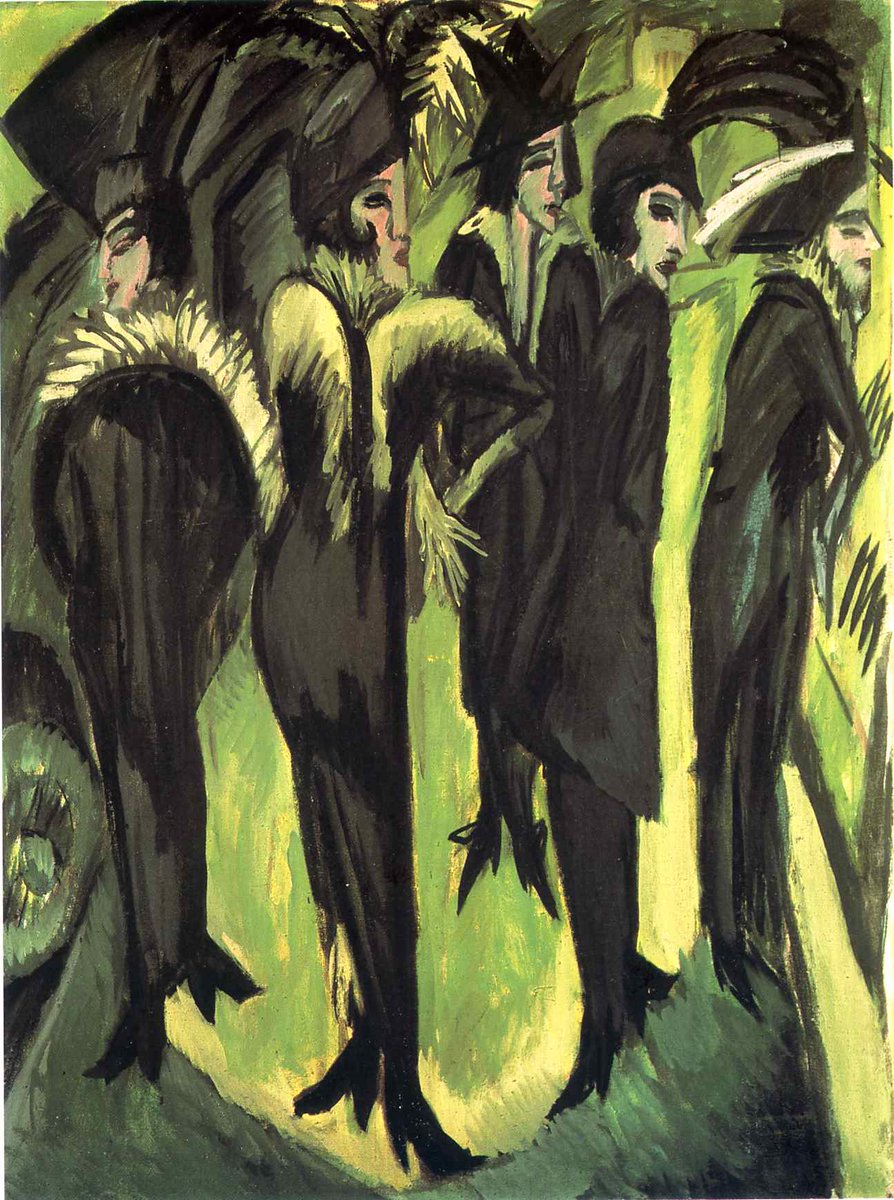 KirchneErnst's tweet photo. Five Women at the Street, 1913 #kirchner #expressionism https://t.co/IGYRiGHLaX