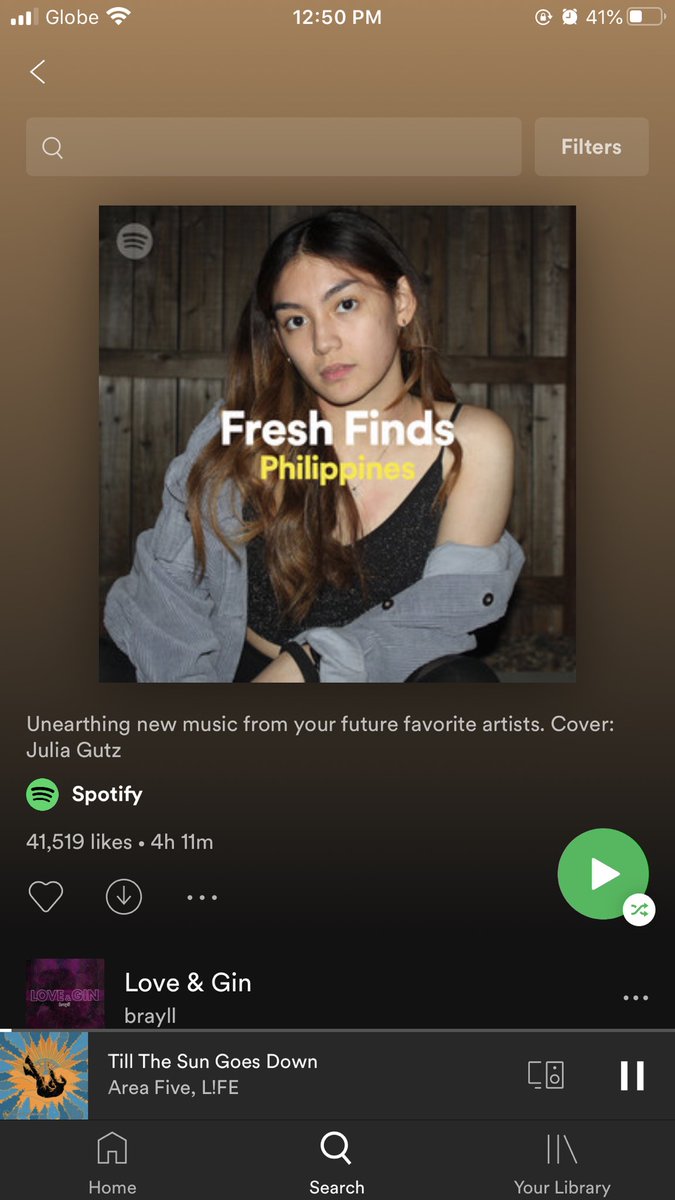 AreaFivePH's tweet photo. Omg?

Thank you so much! @Spotify 

Make sure to keep streaming
Till The Sun Goes Down 💛

We mean this quite literally 🤣
Even after the sun goes down, keep streaming to support the band 

#originalpinoymusic 
#spotifyplaylist 
#spotifyartist https://t.co/BQiOhmGVhI