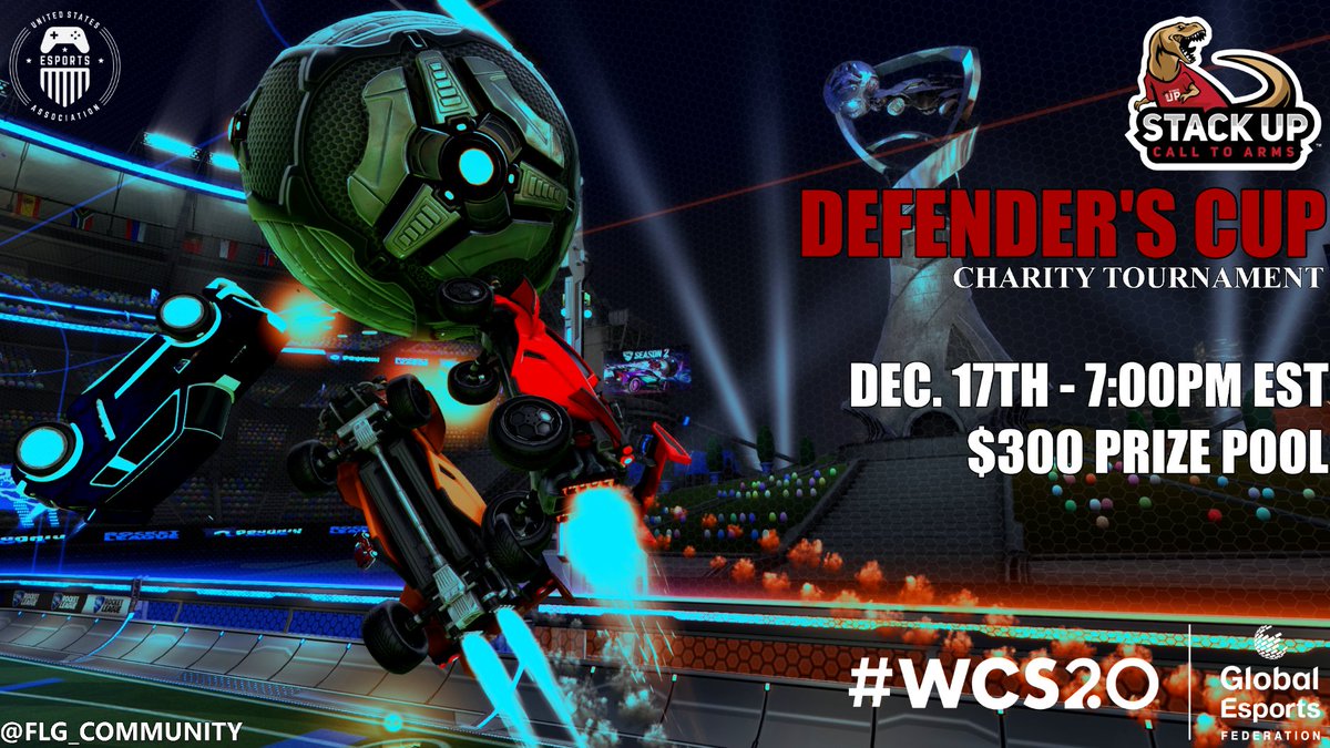 TeamFrontlineGG's tweet photo. BEHOLD THE POWER OF CHARITY! 🔥🔥

In coordination with @official_usea for the #worldconnectedseries (#WCS20), we're hosting a $300 Charity Tournament: 🛡️ The Defender's Cup! 🛡️

DEC. 17th
Register here:  https://t.co/nTOd1NHxBQ

Our chosen charity is @StackUpDotOrg for #C2AV ! https://t.co/onuJRAtbba