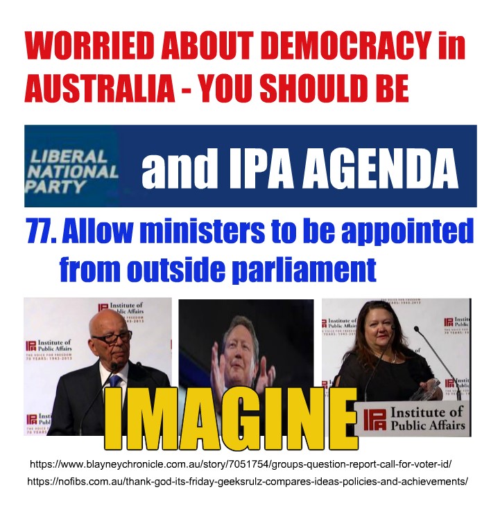 LyndaFrench19's tweet photo. @BrianMitchellMP Worried About Democracy In Australia #UnderLiberals

https://t.co/qAKRCdOS0Y

https://t.co/HntmMDyzMY

#IPA #Auspol2020 @MurrayWatt @sallymcmanus any chance this list of what Liberals have ALREADY DONE, CAN BE updated PLEASE? 2013 I was told never happen , but it is https://t.co/WsnkSU1BSn