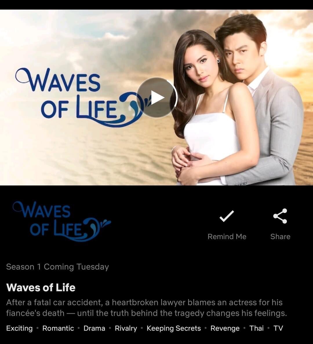 MSsss_Potter's tweet photo. Cr.ภาพจากใน facebook link ข้างบนนะคะ
Wave of Life is now available in Netflix Philippines and Makaysia, coming Tuesday Dec, 15th. #waveoflife #คลื่นชีวิต #markprin #yayaurassaya https://t.co/QRAYYtHfhm