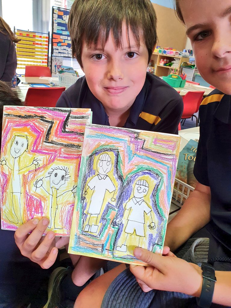 KangarooV_PS's tweet photo. Kindergarten created hand drawn, coloured &amp; written cards for their #KVPS S3 buddies letting them know they are #knownvaluedcaredfor #publiceducation https://t.co/w1DT1awxSH