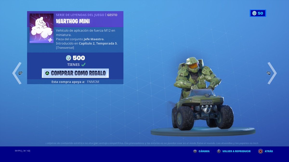 AwenoPaSaberawa's tweet photo. @aFortniteMom 
I bought 2 emotes and the master chief skin using you code :3 https://t.co/d729BTVHgC
