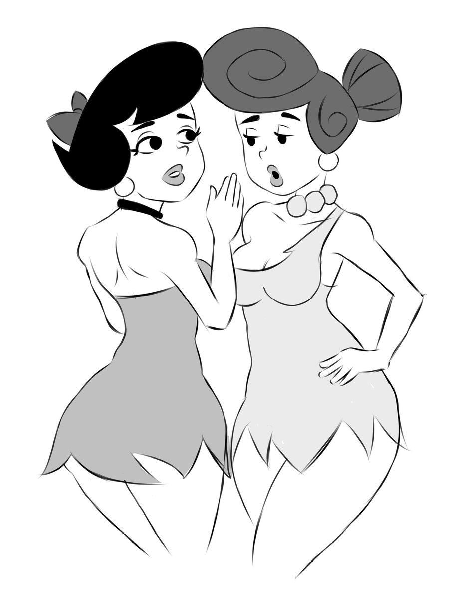Rmodrillo_R18's tweet photo. Wilma and Betty sketches https://t.co/kDoRXGe6Lv
