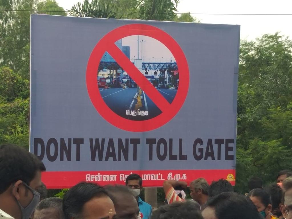 dhanushmd7's tweet photo. #Dont_Want_Tollgate https://t.co/fD7ozyn1ba