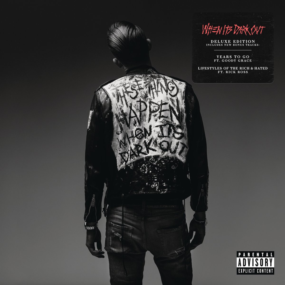 G_Eazy's tweet photo. Added 2 new records with @RickRoss and @goodygrace as a part of "When It’s Dark Out" Deluxe🔥Should I perform them at the anniversary shows? https://t.co/OjzHSHJ0yD