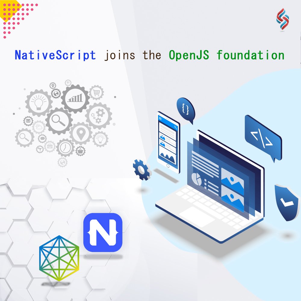 SourceSoftSol's tweet photo. The #NativeScript framework allows developers to write applications leveraging native mobile APIs with #JavaScript and #TypeScript. By joining the #OpenJSFoundation, NativeScript will improve governance and community outreach and enhance its long-term viability.

#sourcesoft https://t.co/5Hwe8PDrQw