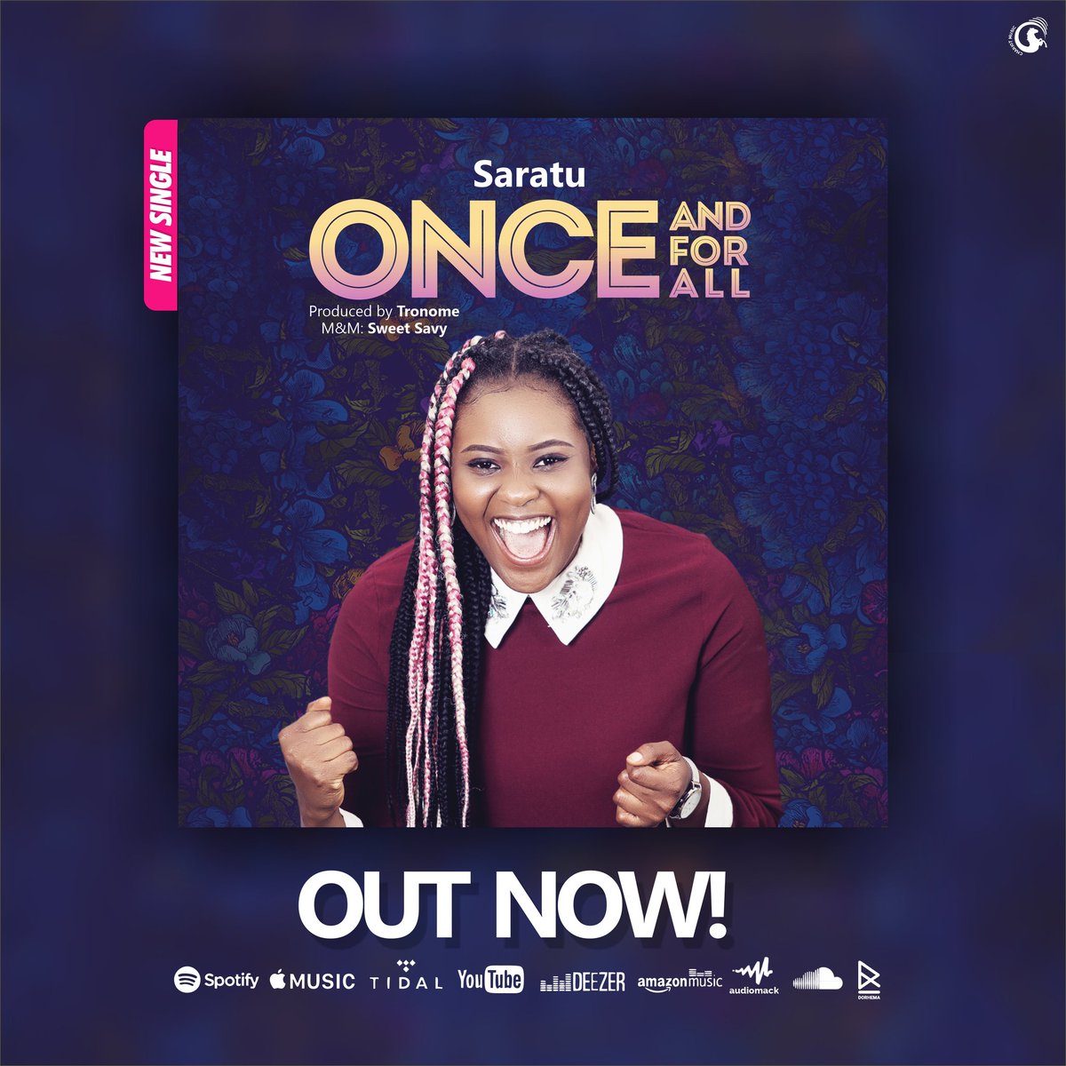 SaratuMusic's tweet photo. Once &amp; For All by Saratu is out on all Digital stores!!
Please Stream, Share and Enjoy 💃💃
https://t.co/mwcI1XKod9

#OAFA #saratumusic #newmusic #newmusicfriday #newjam #afrobeats #afrogospeltotheworld #chh #christmas #christianmusic #gospelmusic #gospelartist  #thexperience https://t.co/8laVDNW2IE