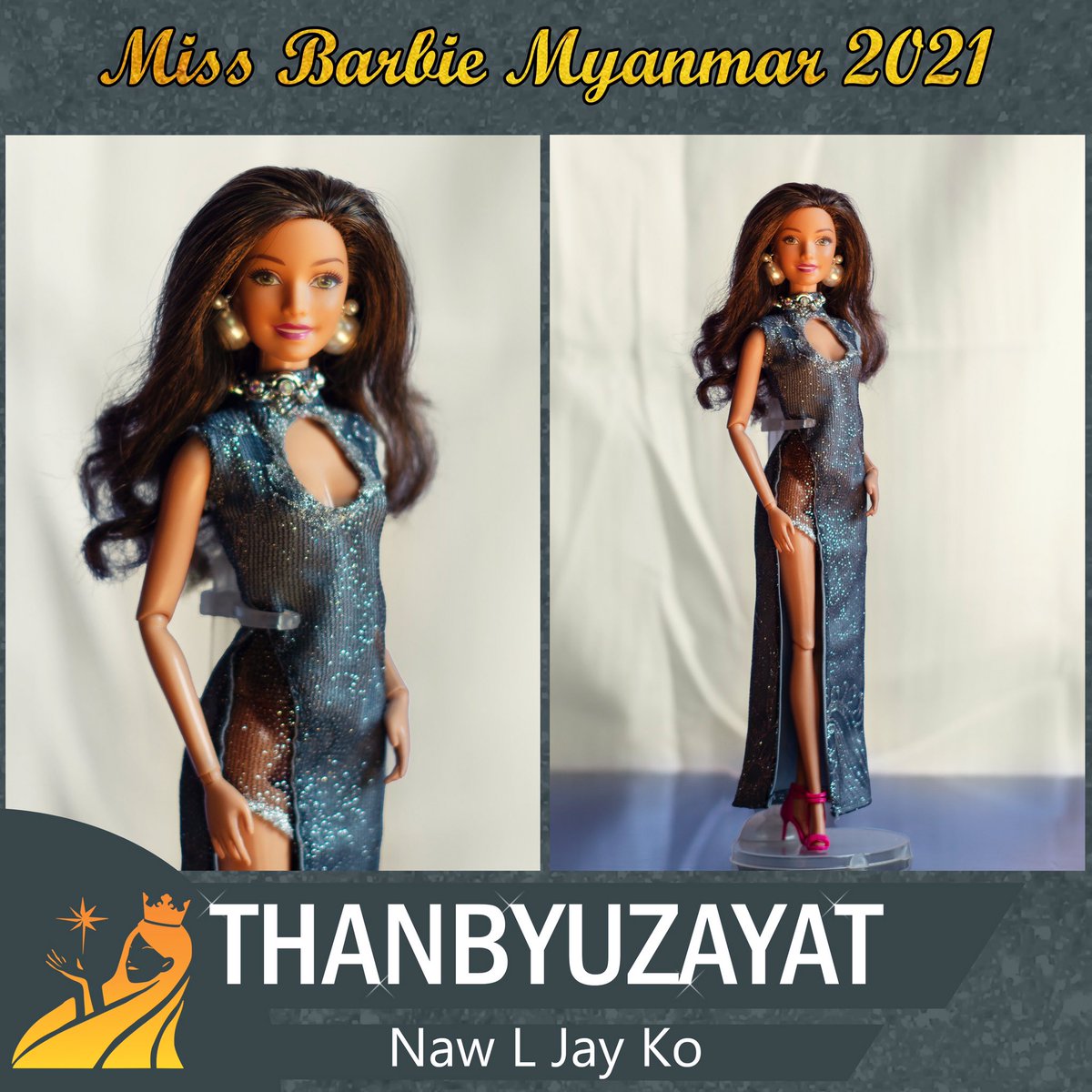 BarbieMyanmar's tweet photo. ��Official Confirmation💫

▪️Name - Naw L Jay Ko
▪️Age - 25
▪️City - Thanbyuzayat
▪️Education - Civil Engineering
▪️Occupation - Business Woman
▪️Doll Director - Zovi Zaw

#MBU #MBI #MBM
#MissBarbieUniverse
#MissBarbieInternational
#RoadToMissBarbieMyanmar2021 https://t.co/g4C16nCMv2