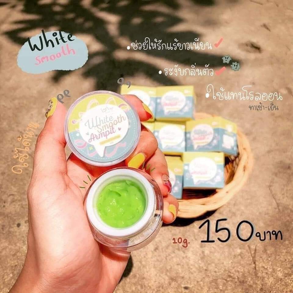 ChashoppN's tweet photo. รักแร้เนียนขาว ไว้ใจไวท์สมูทได้เลย💚

ขนาด10g. 150฿ 
แถมฟรี รักแร้ขาว ✨ 

❌งดใช้ร่วมกับโรออน❌

#ไร้รีวิวห้ามขายของโว้ย #รับตัวแทนจำหน่าย #เรทแซ่บ
 #ครีมไวท์สมูท #ไวท์สมูท #betawhitesmooth #whitesooth #ครีมรักแร้ขาว #ครีมตัวขาว #รัก��ร้ขาว #ครีมสดสิว #ผิวขาว #ครีมหน้าใส https://t.co/5zetnxnrj1