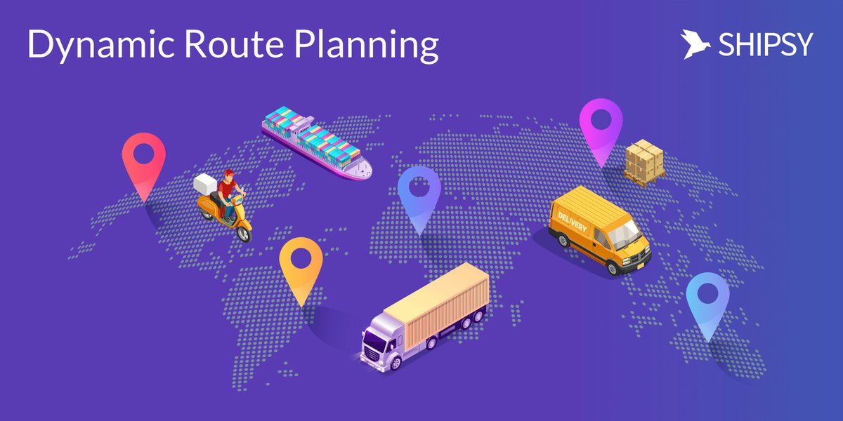 Shipsy_AI's tweet photo. With dynamic route planning, let your drivers immediately get the new routes whenever customers reschedule their delivery time/location or cancel their order at the last moment. Get it today with #Shipsy's #Transportmanagementsoftware available at- https://t.co/O3rlDErvwM #TMS https://t.co/8n3rAECFvJ