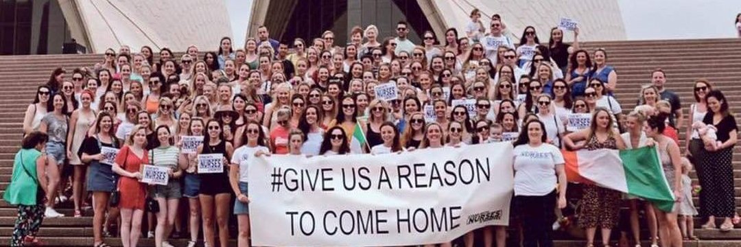 Jack05102682's tweet photo. @Claireanneor This is a gathering of Irish health professionals in 2015. If they only knew what it would be like to be a student nurse in 2020 in Ireland, they wouldn't believe it and they probably wouldn't want to work in such a health system now
#PayStudentNursesandMidwives 
@DonnellyStephen https://t.co/LlnTnGtZLU