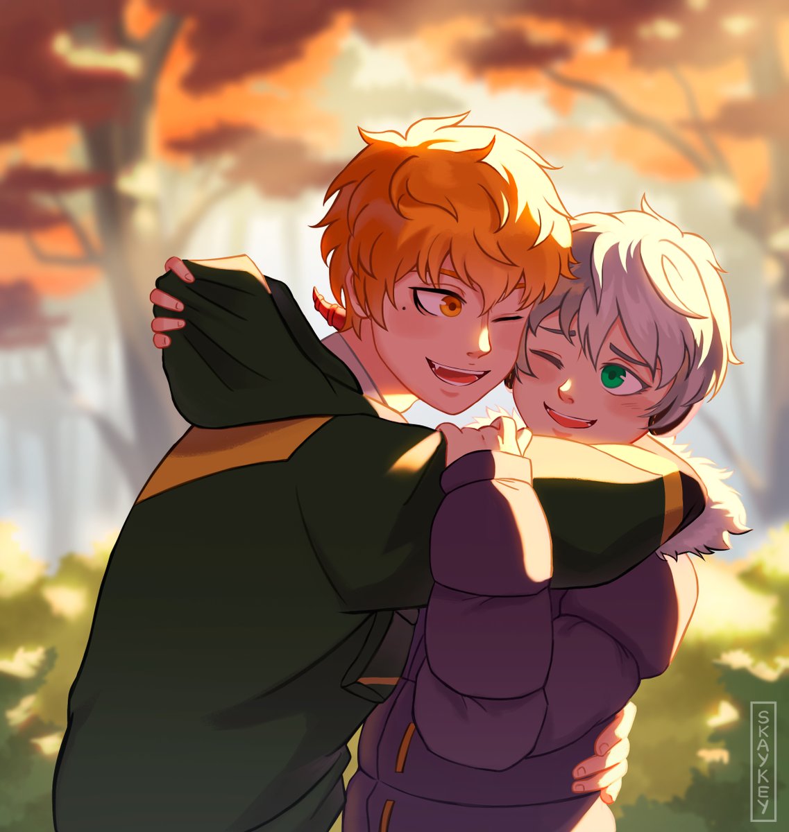 sora_skaykey's tweet photo. I did NOT forget about this WIP, see? I just... well...
ANYWAY. Wangnan and Nya were so cute.....
NYA DESERVED BETTER. 
Please why did they do that to him it still hurts me.... 💔
Have some fluff.

#신의탑 #神之塔 #БашняБога #ToG #TowerOfGod #Wangnan #NyaNia https://t.co/RYIqMj6SH6