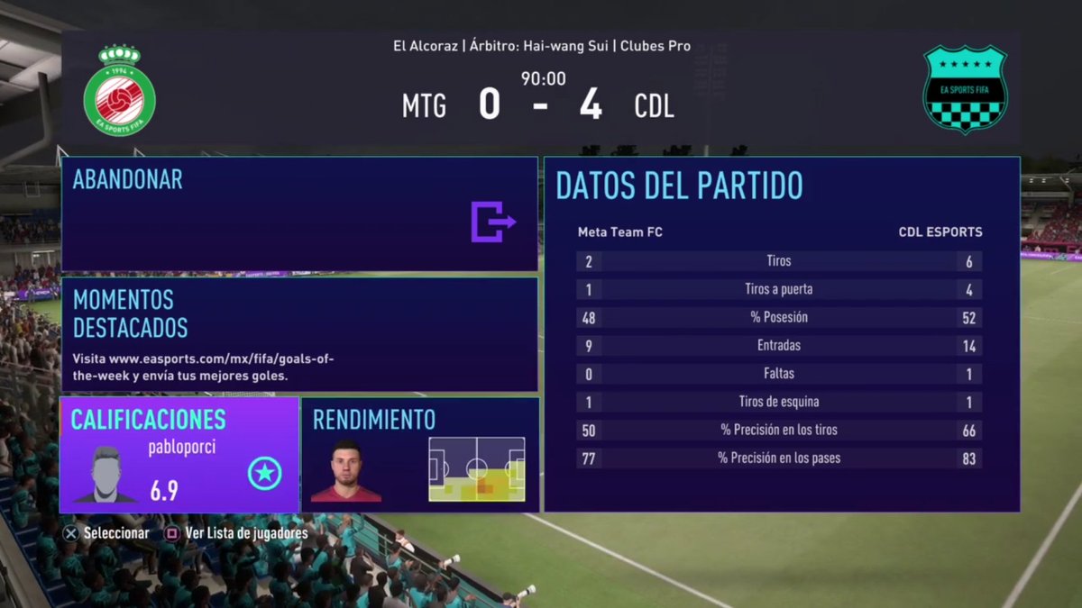 MetaTeamGaming's tweet image. ⚽️REDUCIDO IESA⚽️

Se terminó el sueño de ascenso, en una serie donde tuvimos bajas sensibles en el equipo titular no pudimos hacer pie.
Felicitamos a nuestro rival!🤝🏻👏🏻

📅 Reducido Liguilla
🆚️ Laprida eSports
⚽️0-4❌ (Ida)
⚽️2-2🔁 (Vuelta)

#FIFA21 #ClubesPro #ProClubs