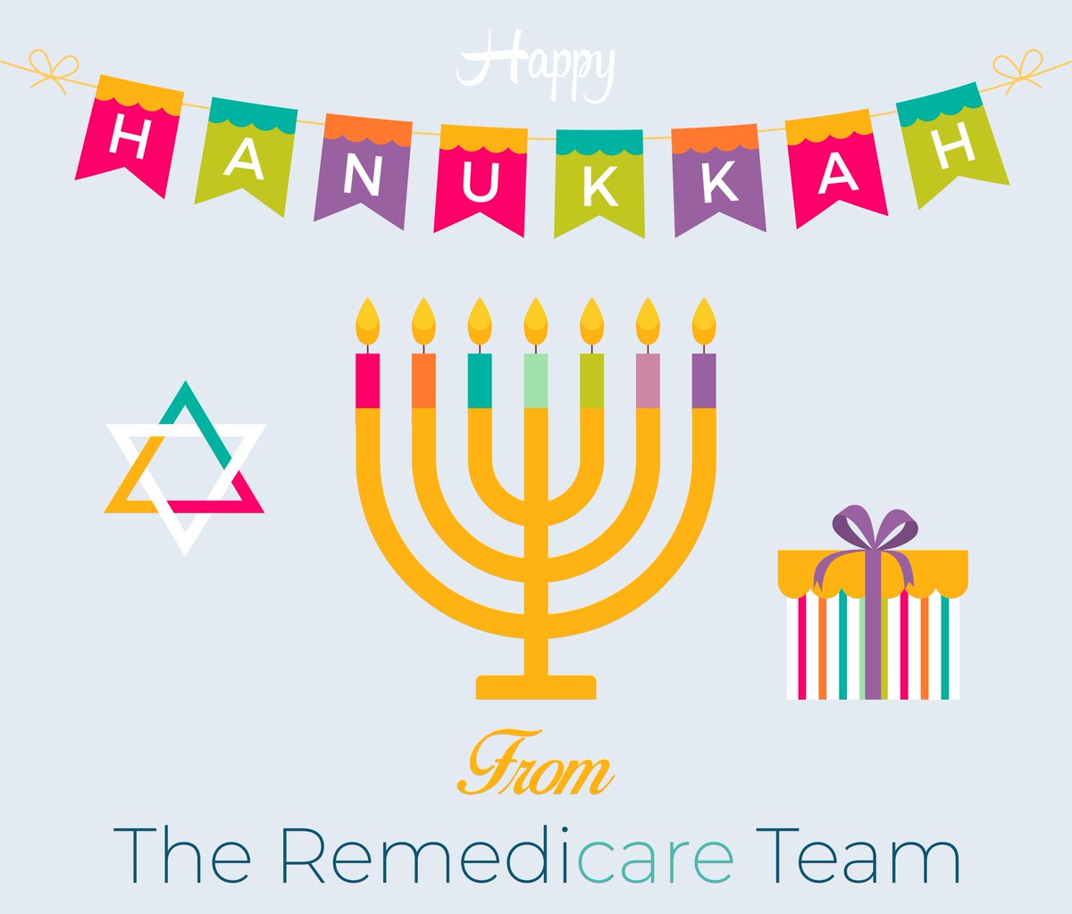 🕎🕯️A Very Happy Hanukkah From the Remedicare Team🕎🕯️