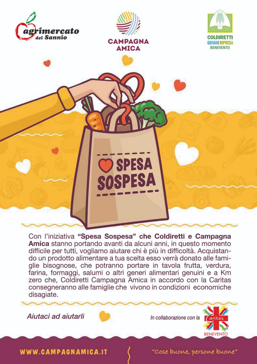 dondeblasio's tweet photo. #12Dicembre #Mercato #SanGiorgiodelSannio  @ColdirettiG  di #Benevento in #CampagnaAmica donerà il non venduto alla nostra #Caritas per sostenere le famiglie i difficoltà a causa del #Covid19 e per la #Lottaallospreco Caritas in rete... Caritas Italiana Coldiretti Campania https://t.co/APlzXGZ5qA