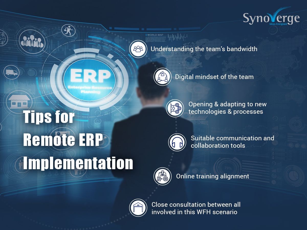Synoverge's tweet image. Let’s look at some of the tips on remote ERP implementation for organizations that we implement to continue our project delivery and speedup client’s digital transformation journey.
#ERP #RemoteImplementation #ProjectManagement #ComplexProjects #COVID19 #ideasenergized