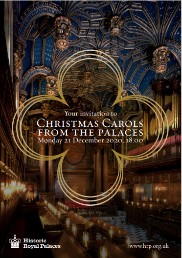 6pm 21st December: 'Christmas Carols from the Palaces'.
Special online broadcast of Nine Lessons and Carols from the Chapels Royal at the Tower of London, and the Chapel Royal at Hampton Court Palace.
hrp.org.uk/christmas-caro… 
Available until 4th Jan 2021 if you can't join us live