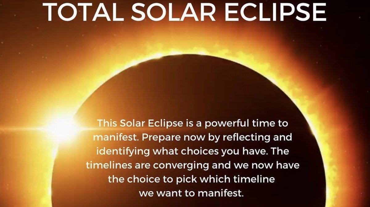 As the Sun & Moon unite... our Divine Feminine & Masculine energies will merge. YOU HAVE TO MANIFEST WITH BOTH OF THESE ENERGIES!That's the secret to manifesting! Uniting your magnetic & electric energy fields. 