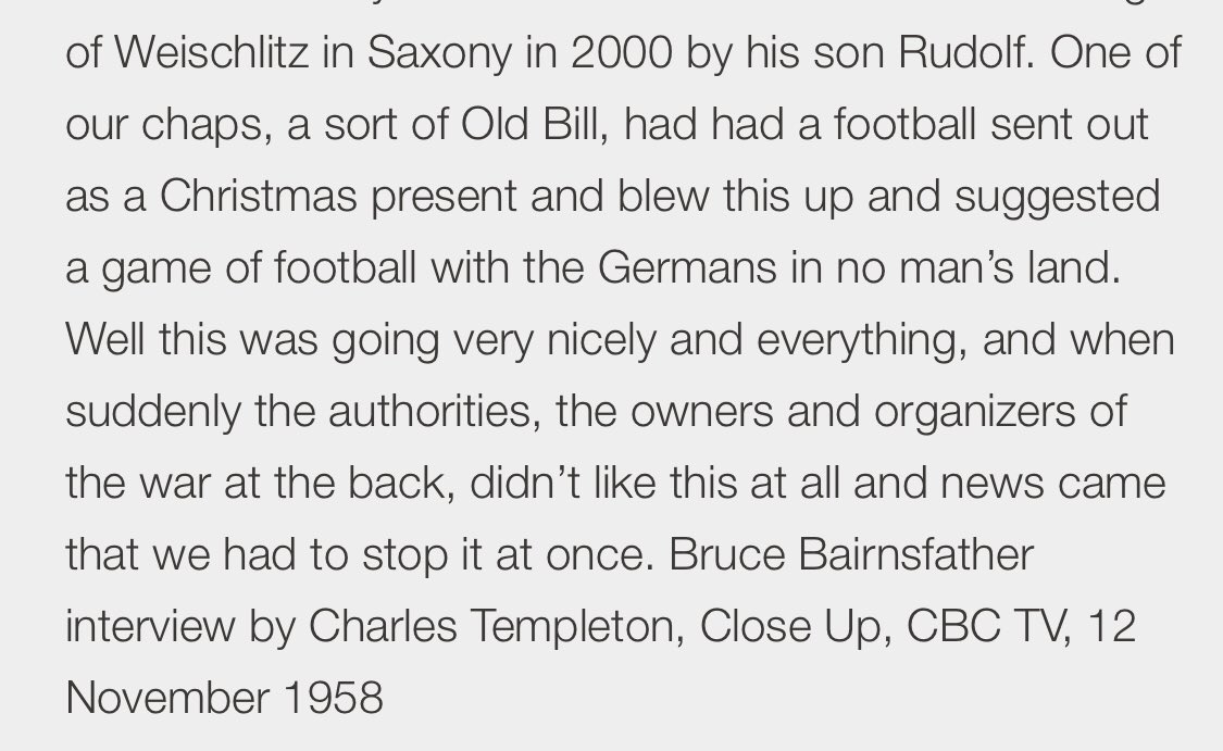 Bruce Bairnsfather’s 1958 account has been widely discredited, by  @SimonJHistorian and others, as it contradicts his detailed account written just after the event.Another old soldier tale, made up like so many others.4/