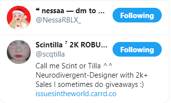 xiniiuu's tweet photo. @NessaRBLX_ @Momedplays1 @scqtilla done!! :D goodluck everyone and happy holidays! https://t.co/F3QJVemvmQ