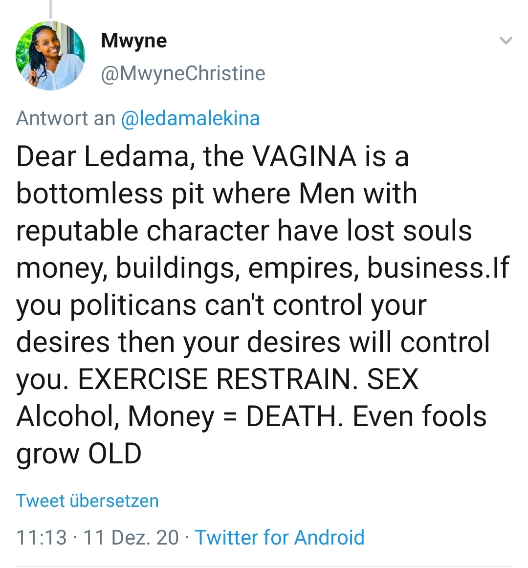 johnnjenga's tweet photo. All men, we have two missed calls from @MwyneChristine ๐๐พโโ๏ธ. https://t.co/twxENUfQpH