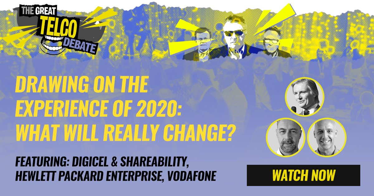 TelecomTV's tweet image. Is the industry under-valued in the eyes of customers &amp;amp; investors? Expert witnesses discuss the topic and share their views on whether 2020 has been a pivotal year: buff.ly/3nlun3e @DigicelGroup @Vodafone @HPE_Telco #GTD2020 #DSPLeaders #NetworkFlows #Broadband #Lockdowns