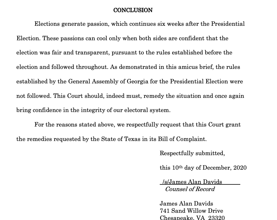 Several of the members who signed this did not run for re-election and have nothing to lose. Several others are saying that their own elections/re-elections need to be tossed. But all of them will gladly come to the start of the legislative session come January.